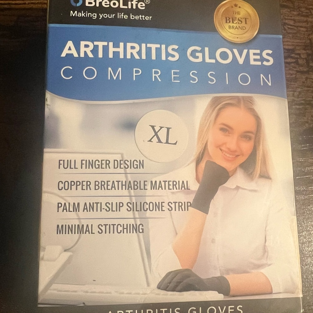 BreoLife Arthritis Compression Gloves XL